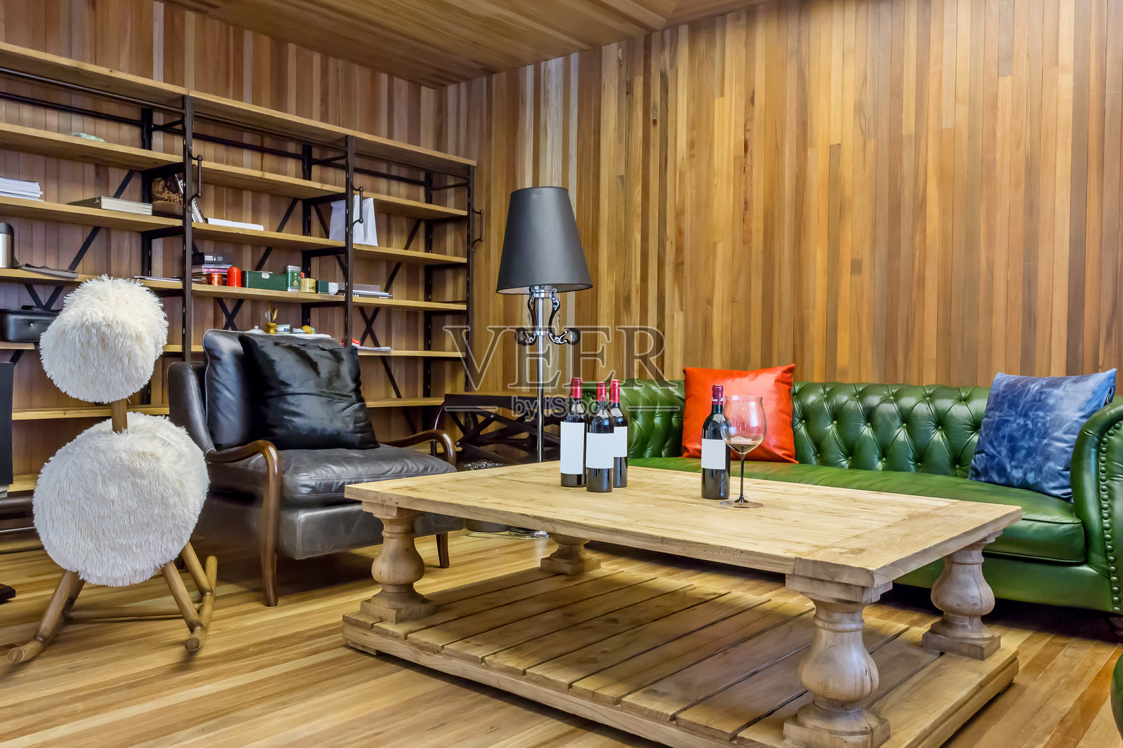 起居室客厅内部照片摄影图片