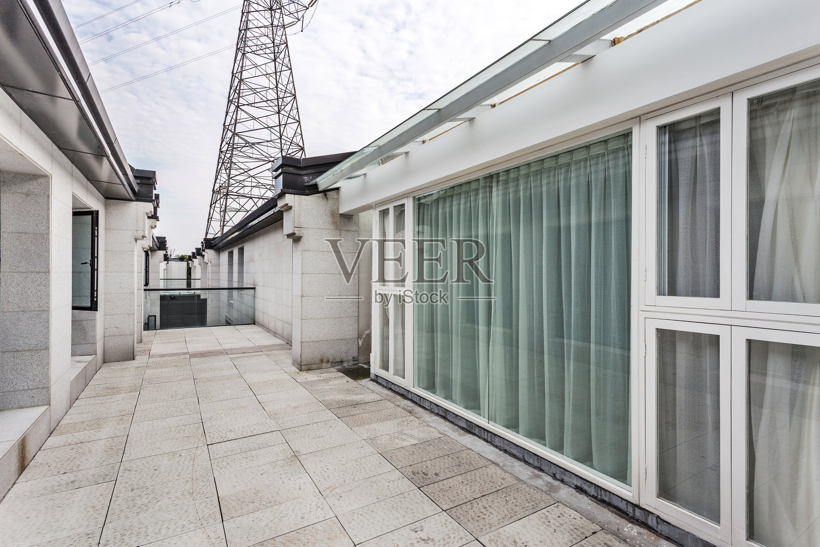 楼间走廊照片摄影图片