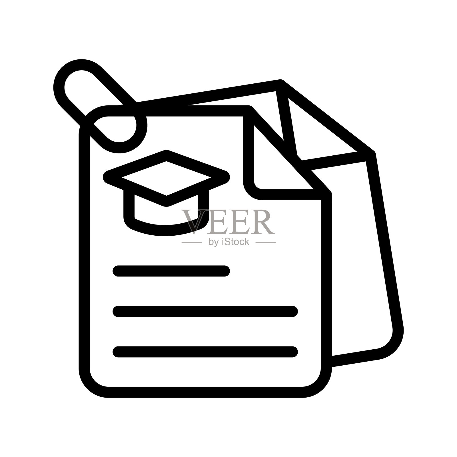 度的文档插画图片素材