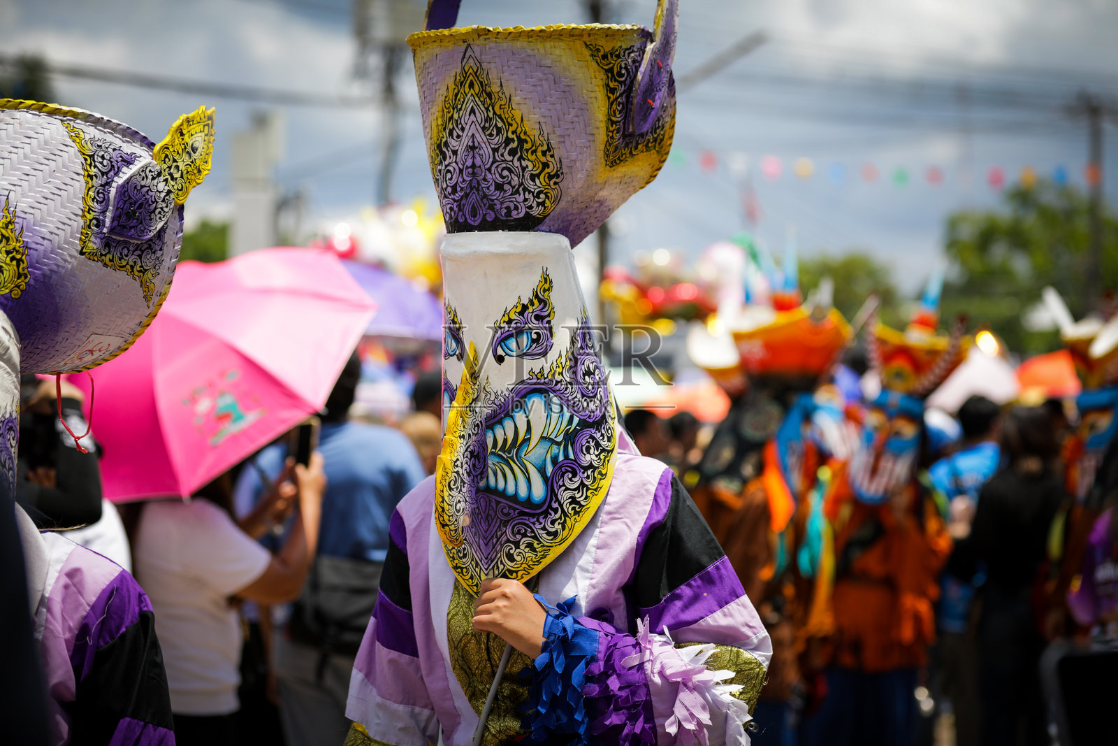 2024年，泰国莱伊岛披塔孔传统照片摄影图片