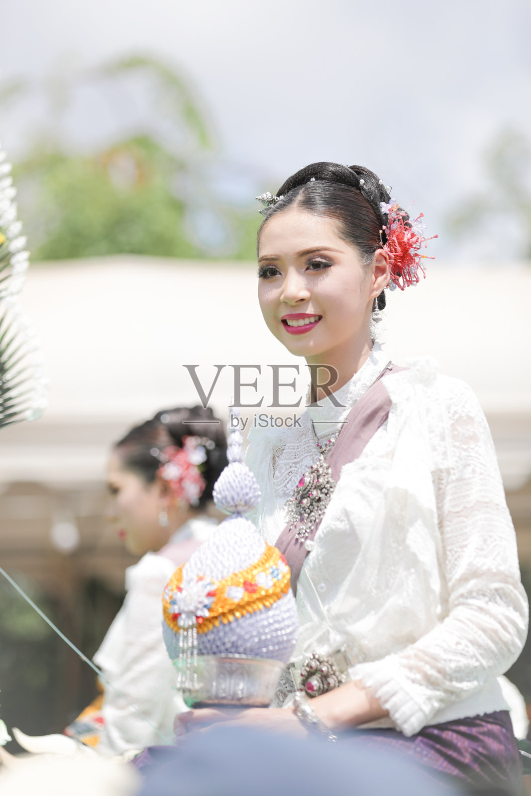 2024年，泰国莱伊岛披塔孔传统照片摄影图片