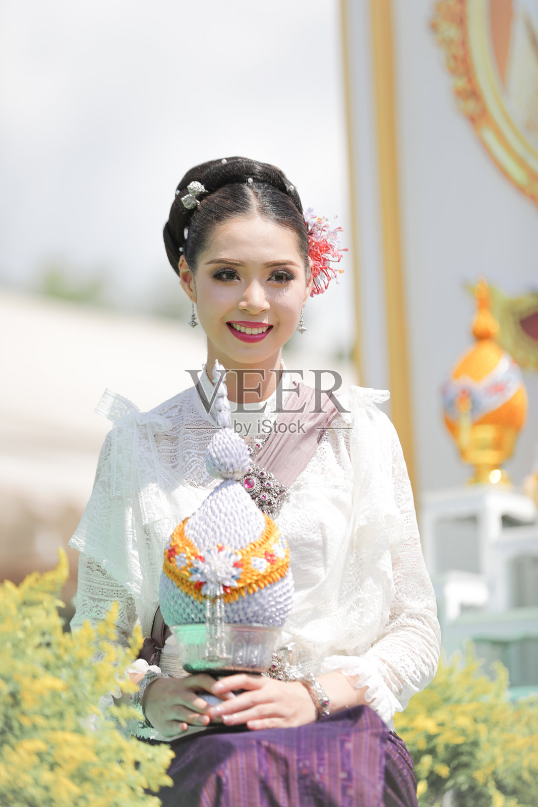 2024年，泰国莱伊岛披塔孔传统照片摄影图片