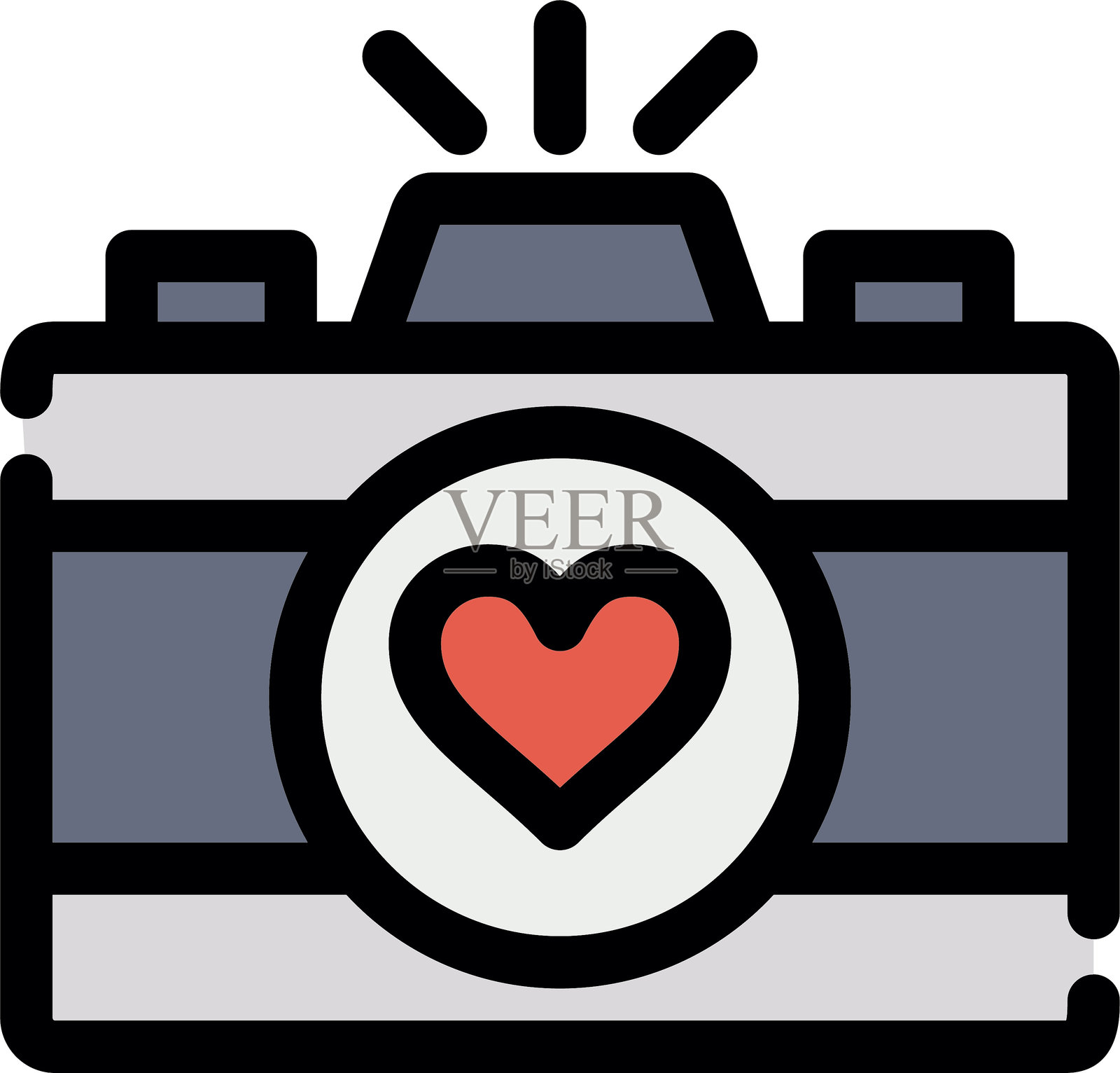 摄像头图标插画图片素材