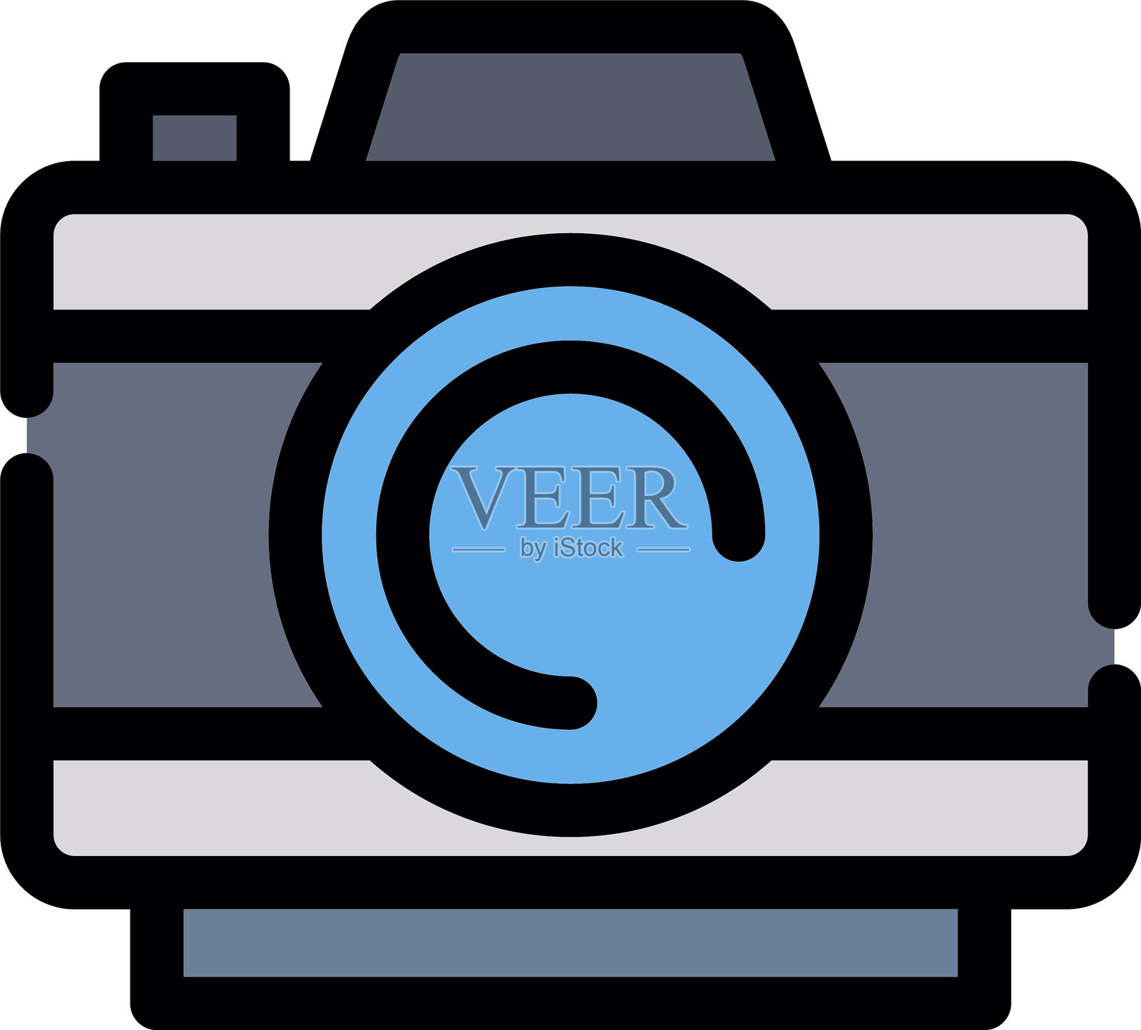 摄像头图标插画图片素材