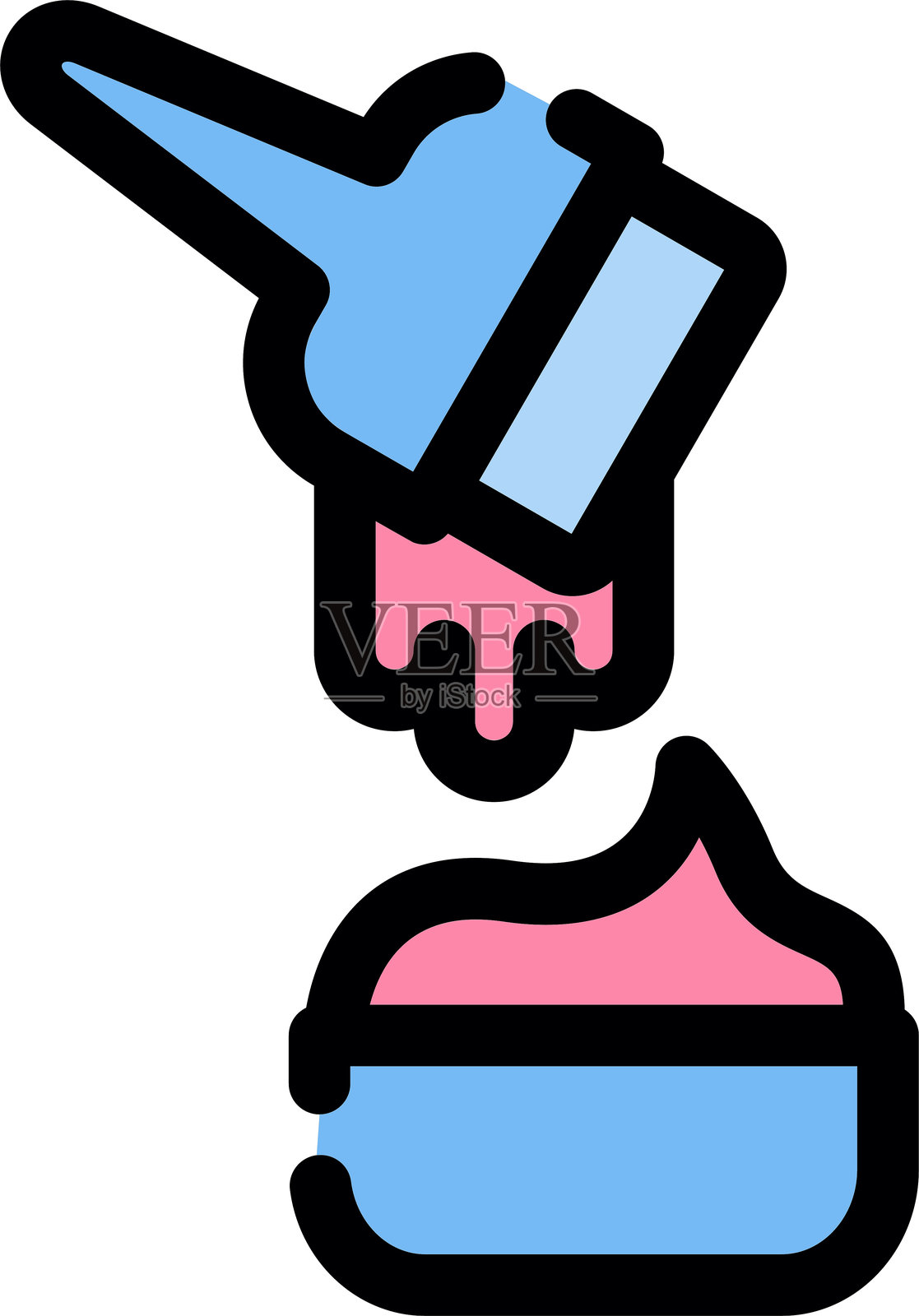 染料的图标插画图片素材