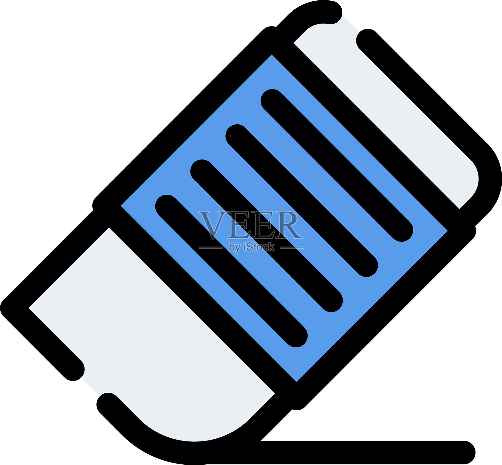 橡皮擦的图标插画图片素材