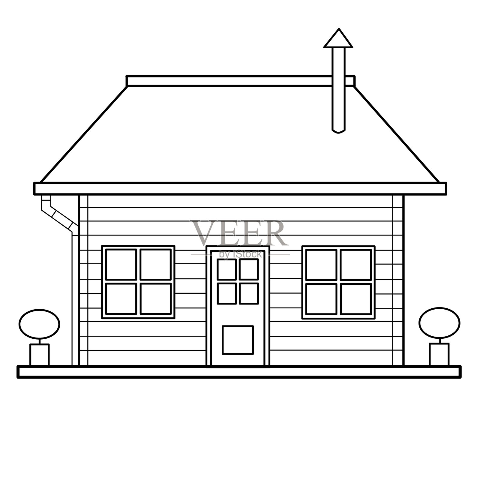 美学家居小品插画图片素材