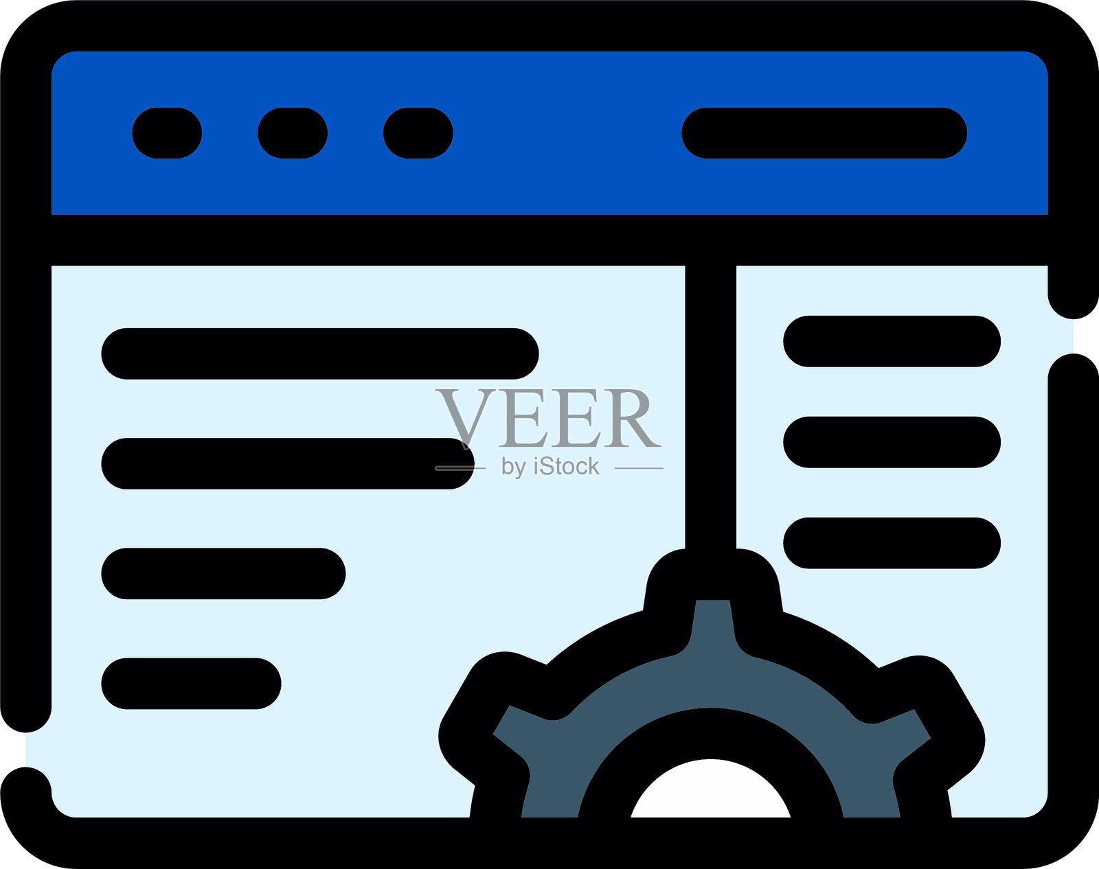 浏览器图标插画图片素材