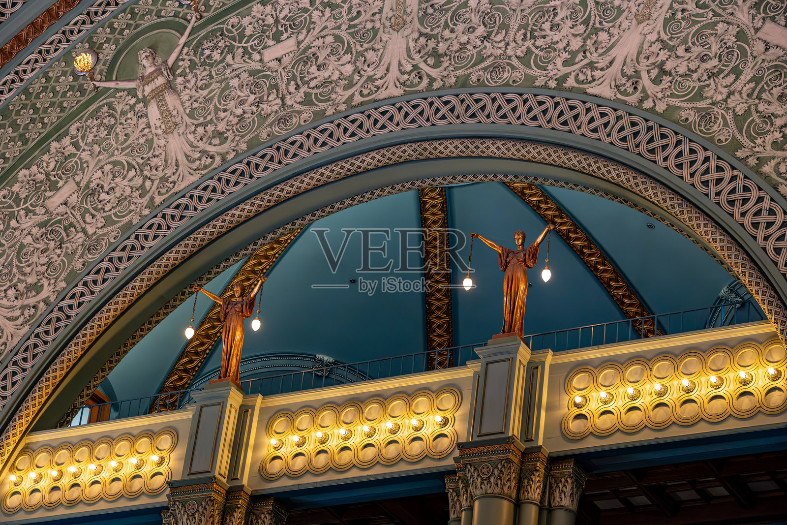 在圣路易斯的联合车站内照片摄影图片