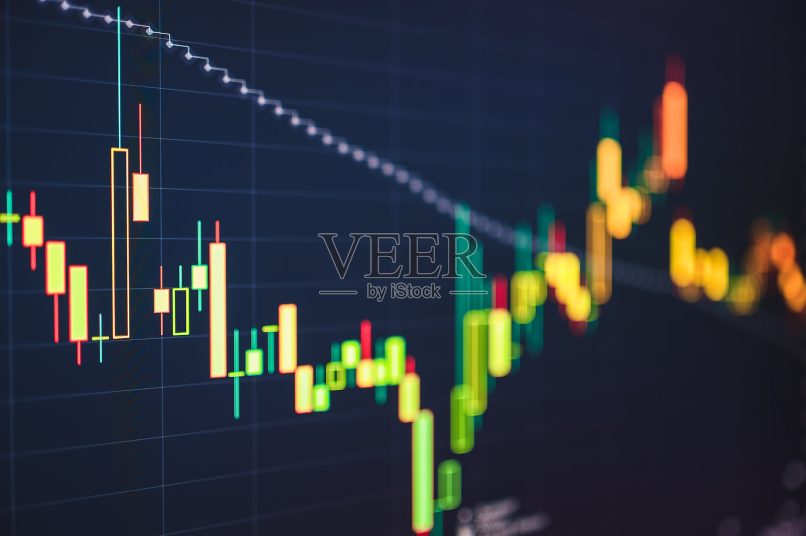 绿色代表买入，黄色代表持有，红色代表卖出照片摄影图片