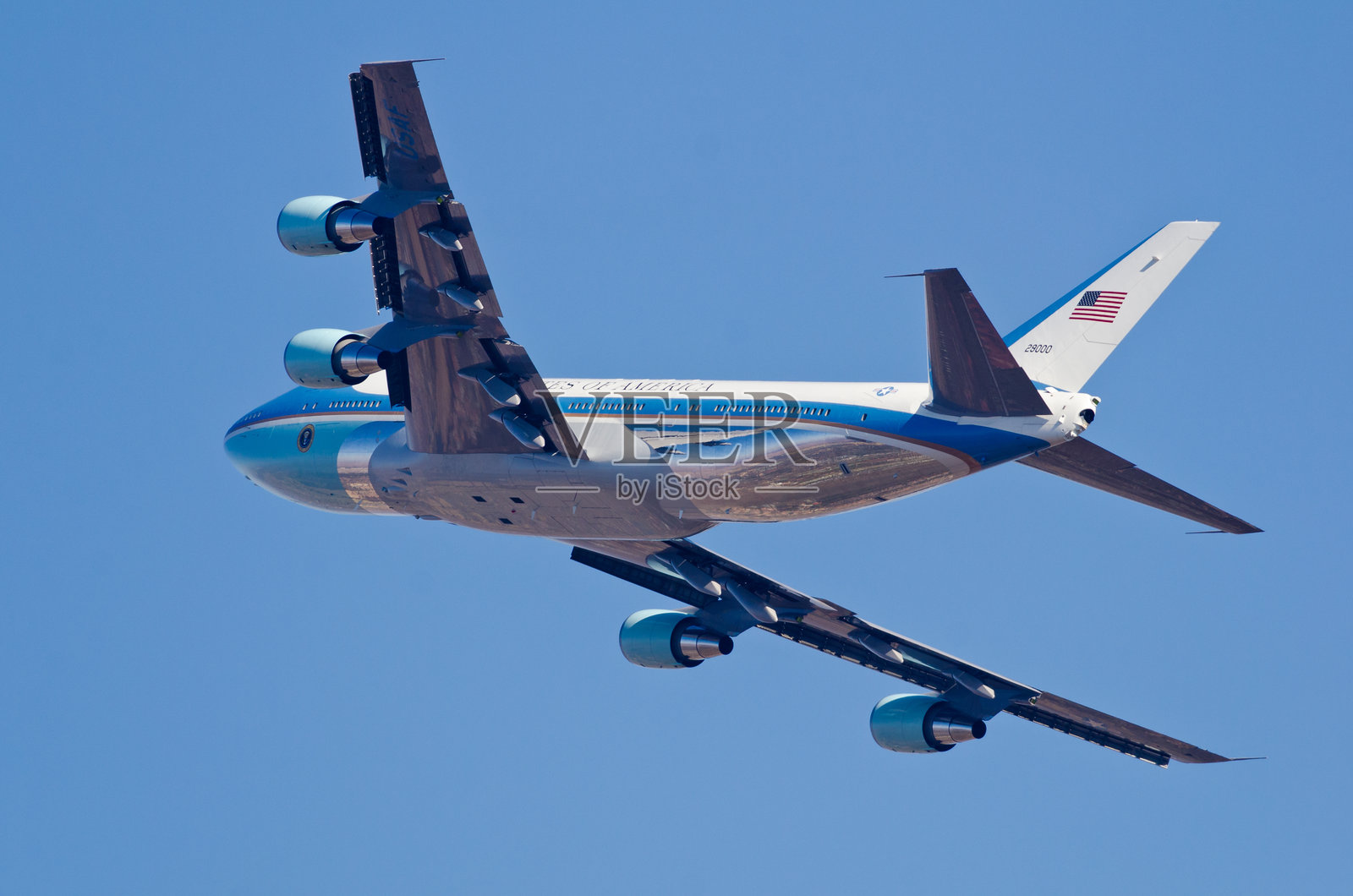 非洲人对空军一号的看法照片摄影图片