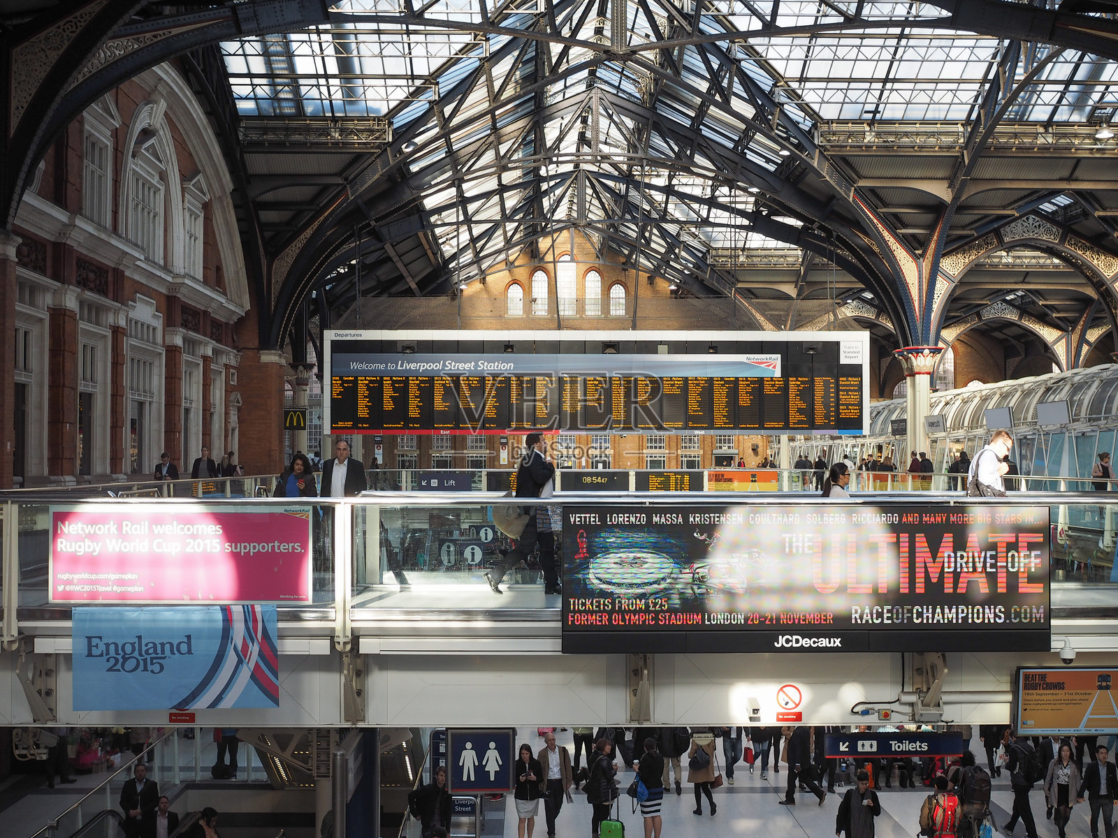 伦敦利物浦街车站照片摄影图片