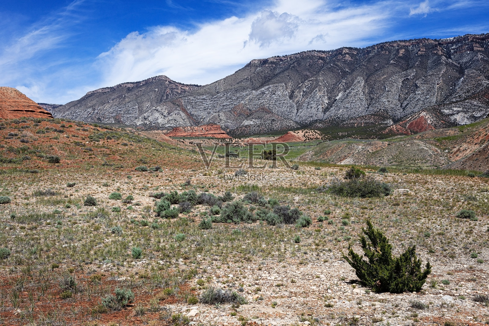 怀俄明州的沙漠高平原沙漠景观照片摄影图片