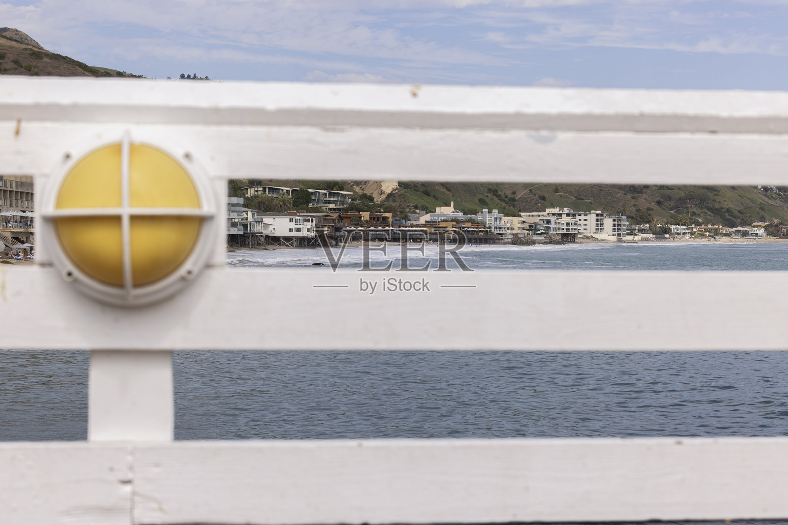 马里布加州码头和海滩照片摄影图片