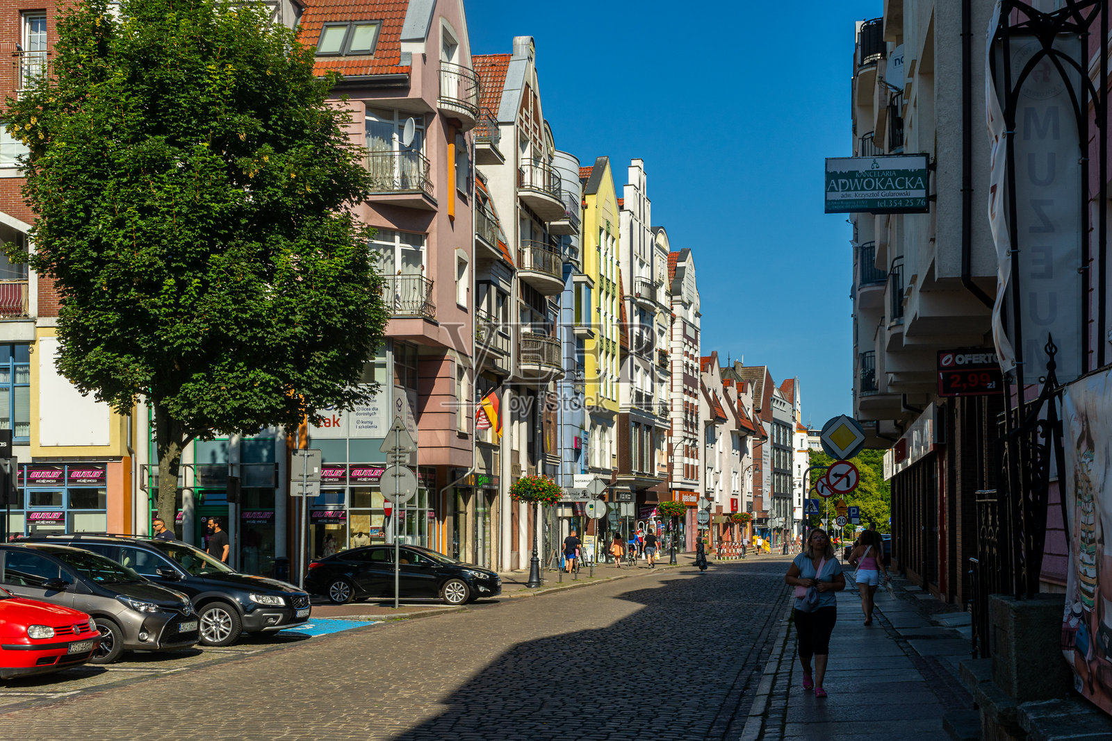 Armi Krajowej街，Kolobrzeg。照片摄影图片