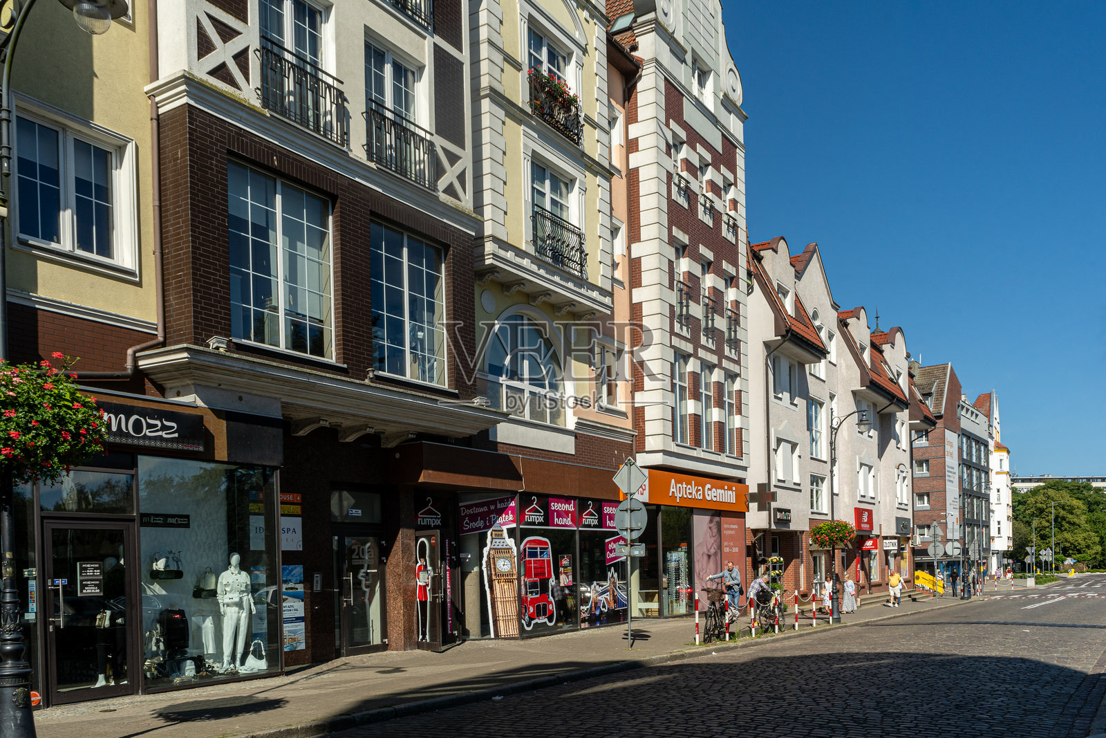 Armi Krajowej街，Kolobrzeg。照片摄影图片