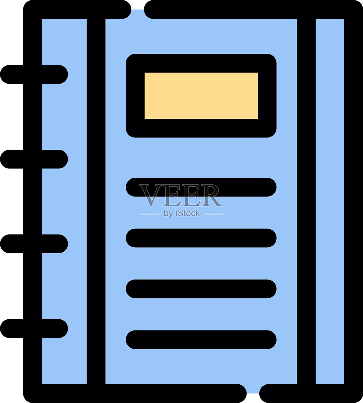 笔记本图标插画图片素材