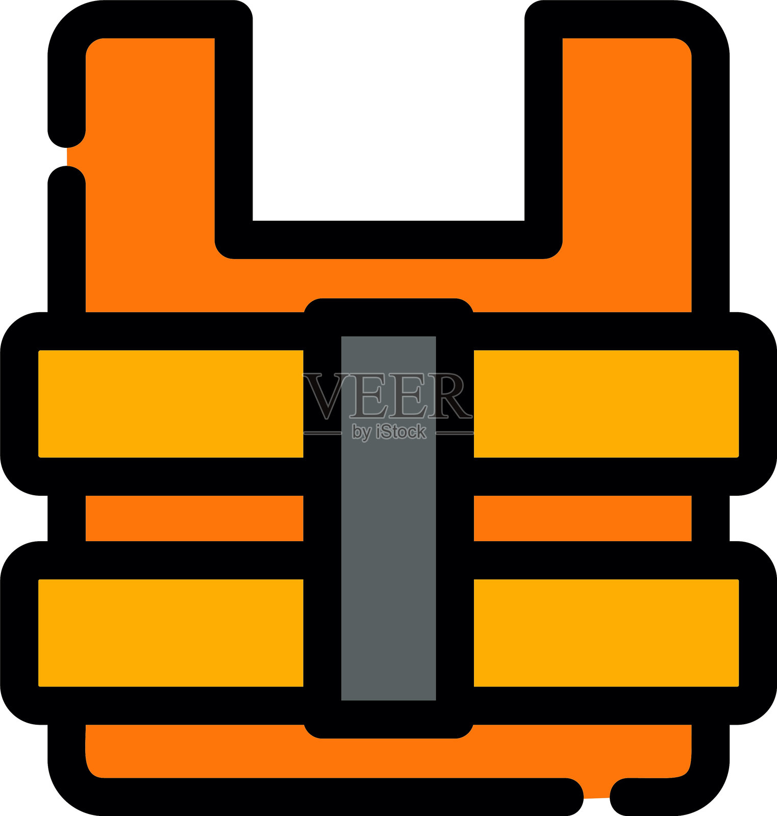 夹克的图标插画图片素材