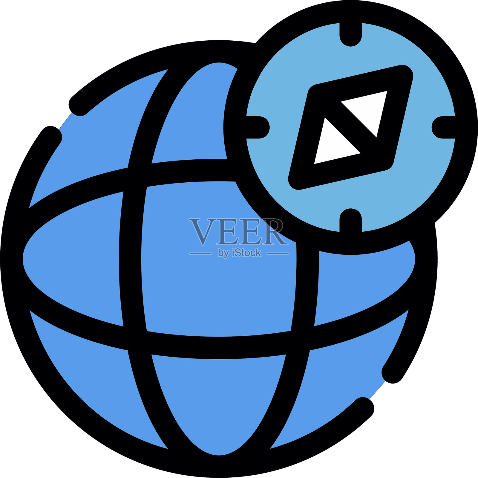 导航图标插画图片素材