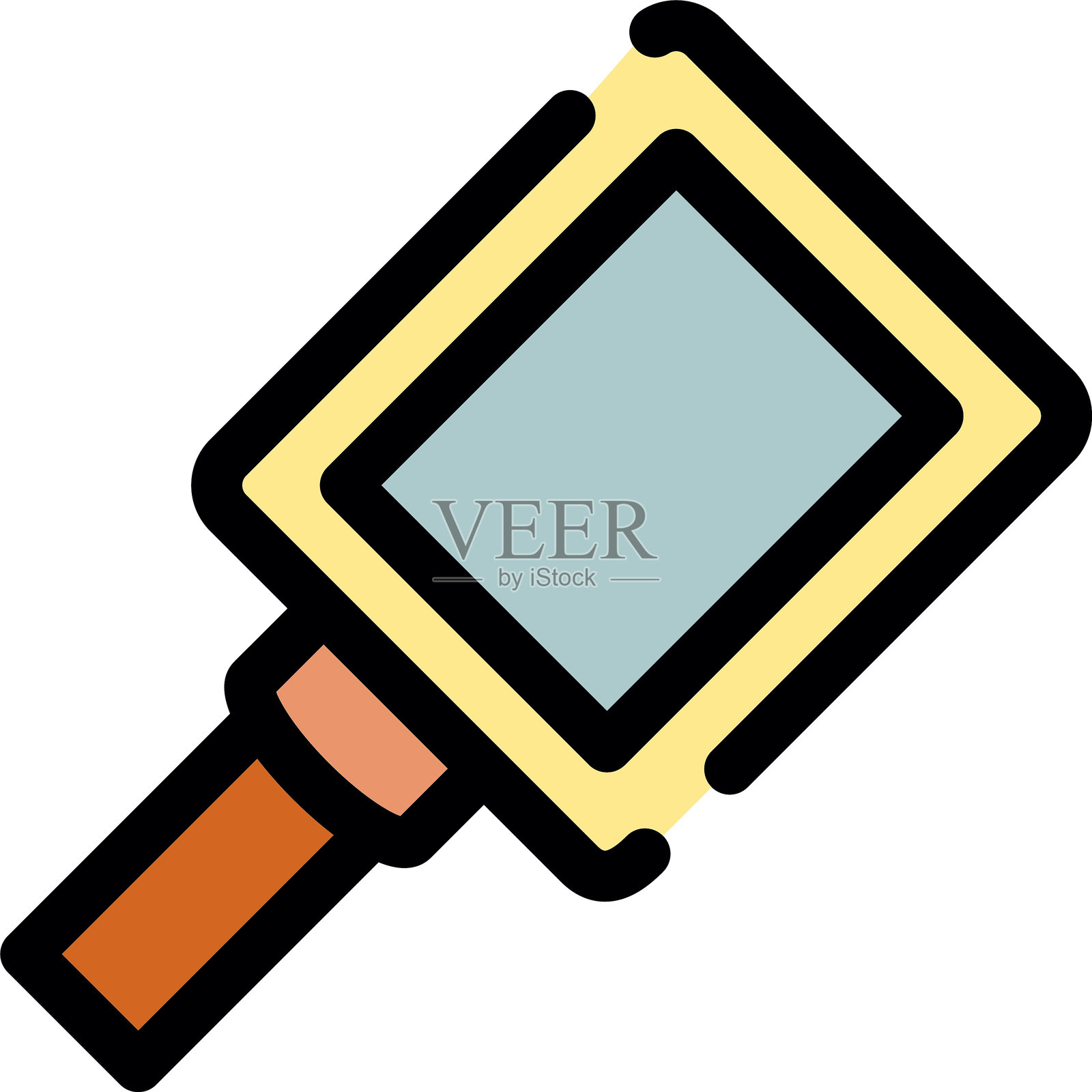 手镜图标插画图片素材