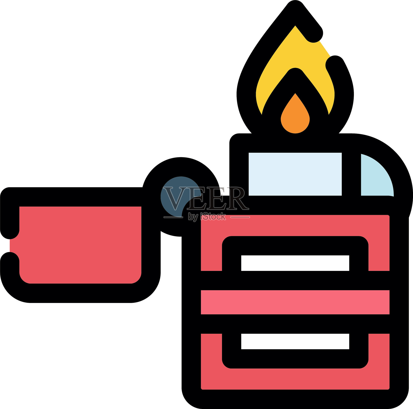 Zippo图标插画图片素材