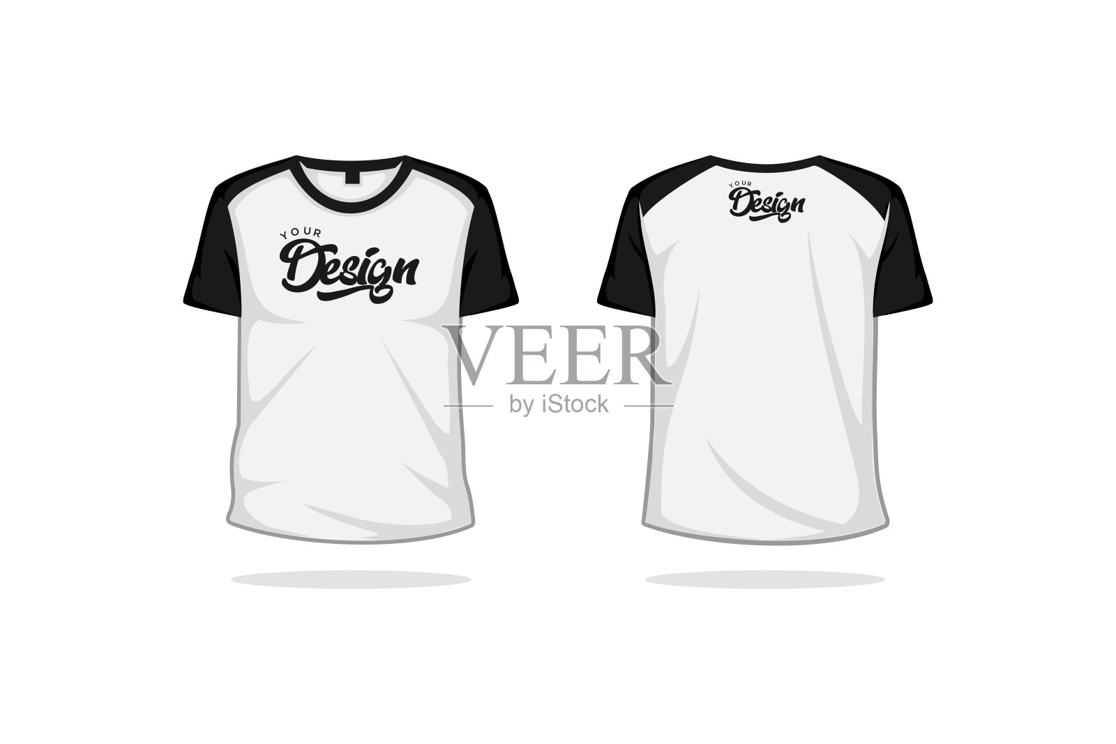 T恤模型插画图片素材