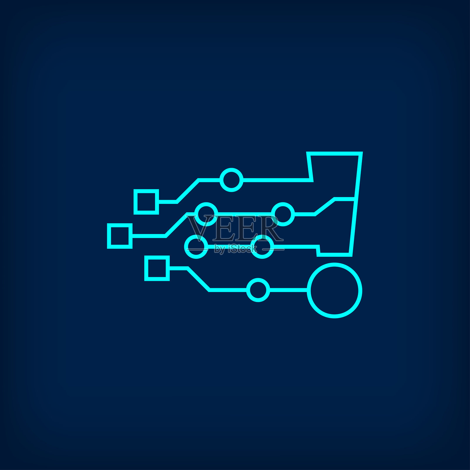 数字感叹号标志设计。插画图片素材