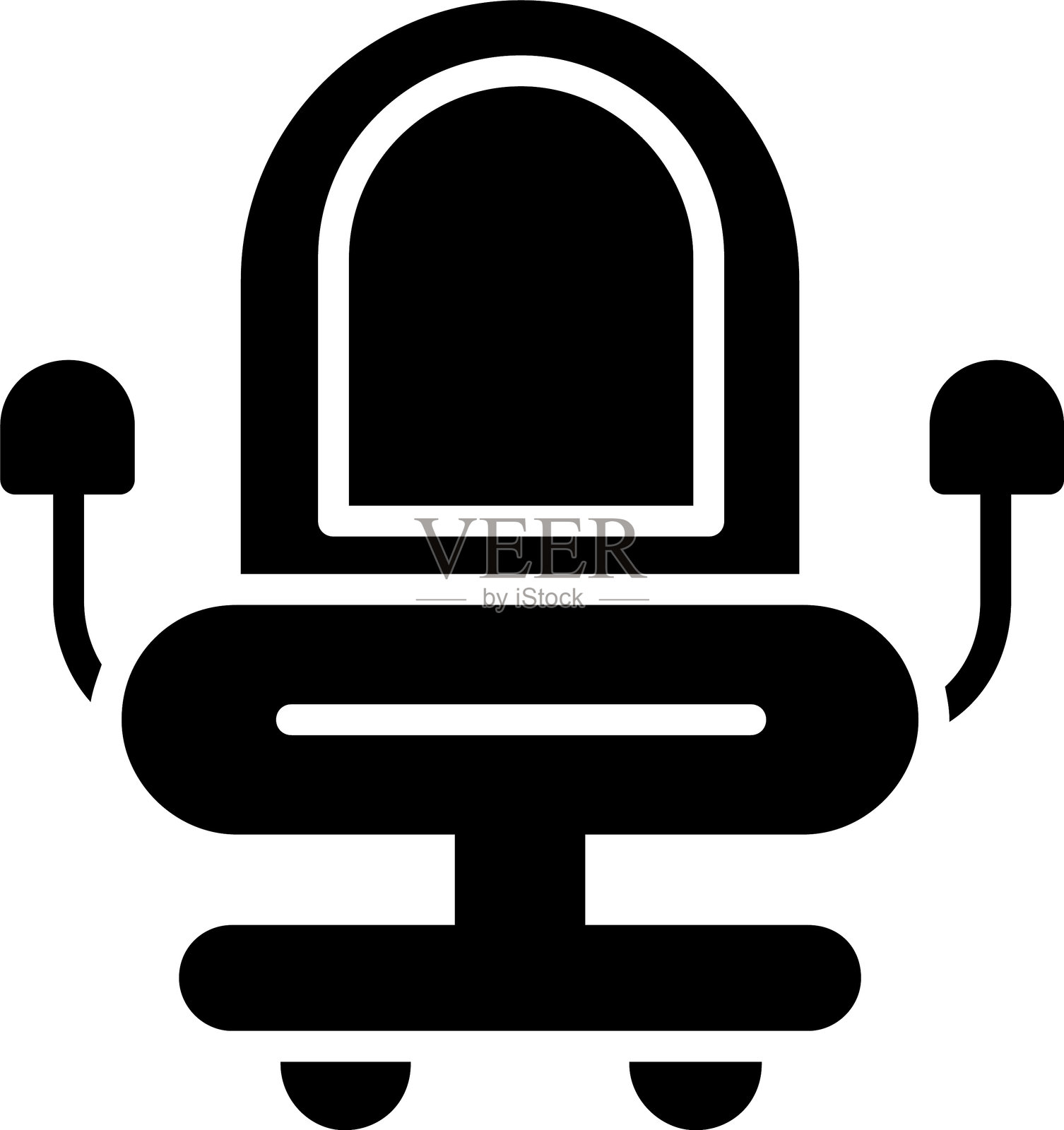 椅子字形图标插画图片素材