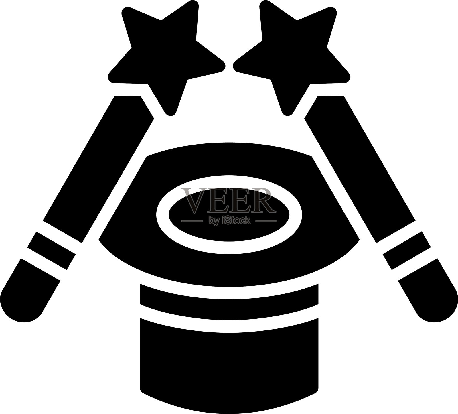 魔术字形图标插画图片素材