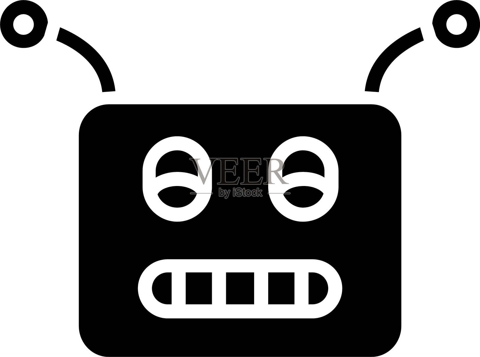 机器人符号图标插画图片素材