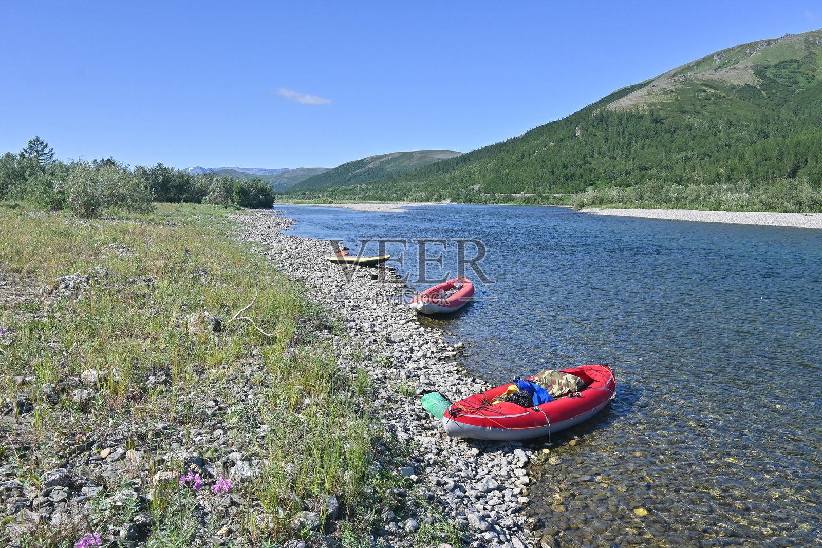 去极地乌拉尔旅行。照片摄影图片