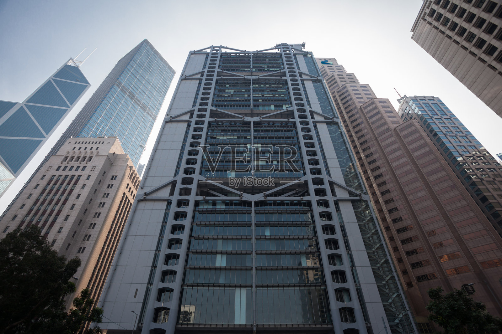 香港银行总部照片摄影图片