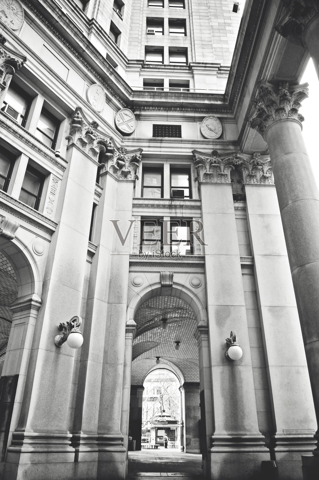 曼哈顿市政大厦照片摄影图片