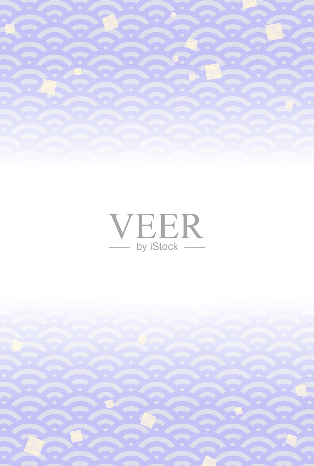 简单渐变日式画框/背景材质7(明信片尺寸/青花/金箔)插画图片素材