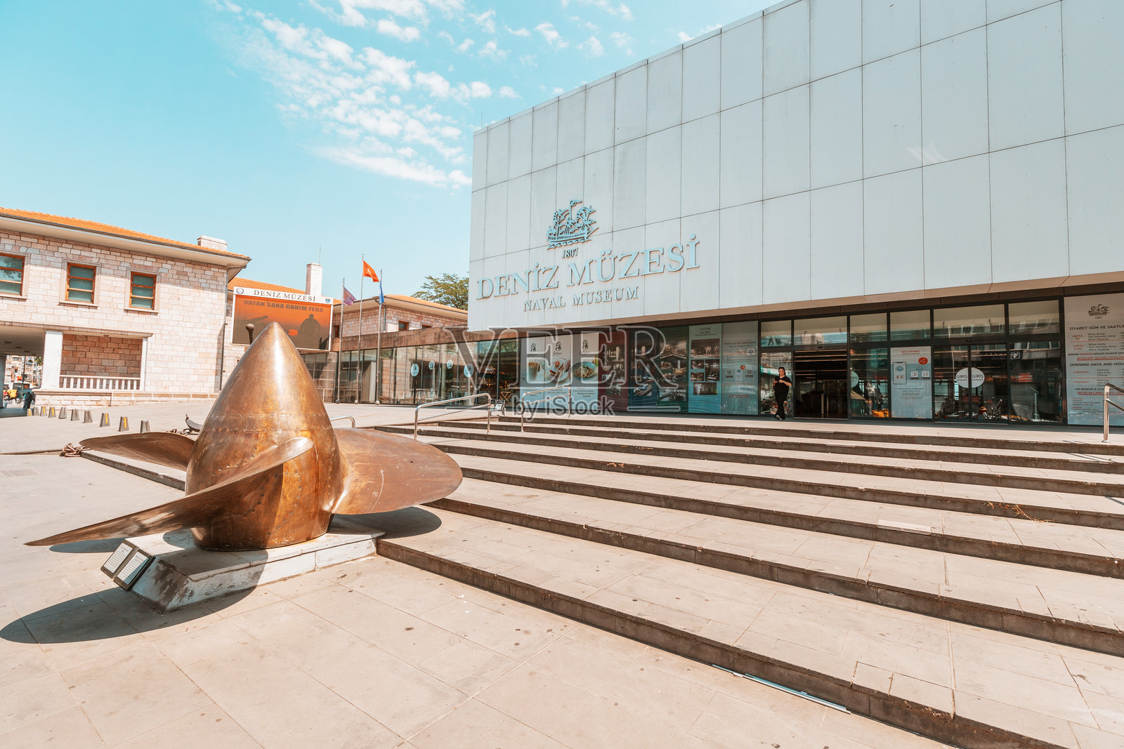 海洋或海洋博物馆大楼入口照片摄影图片