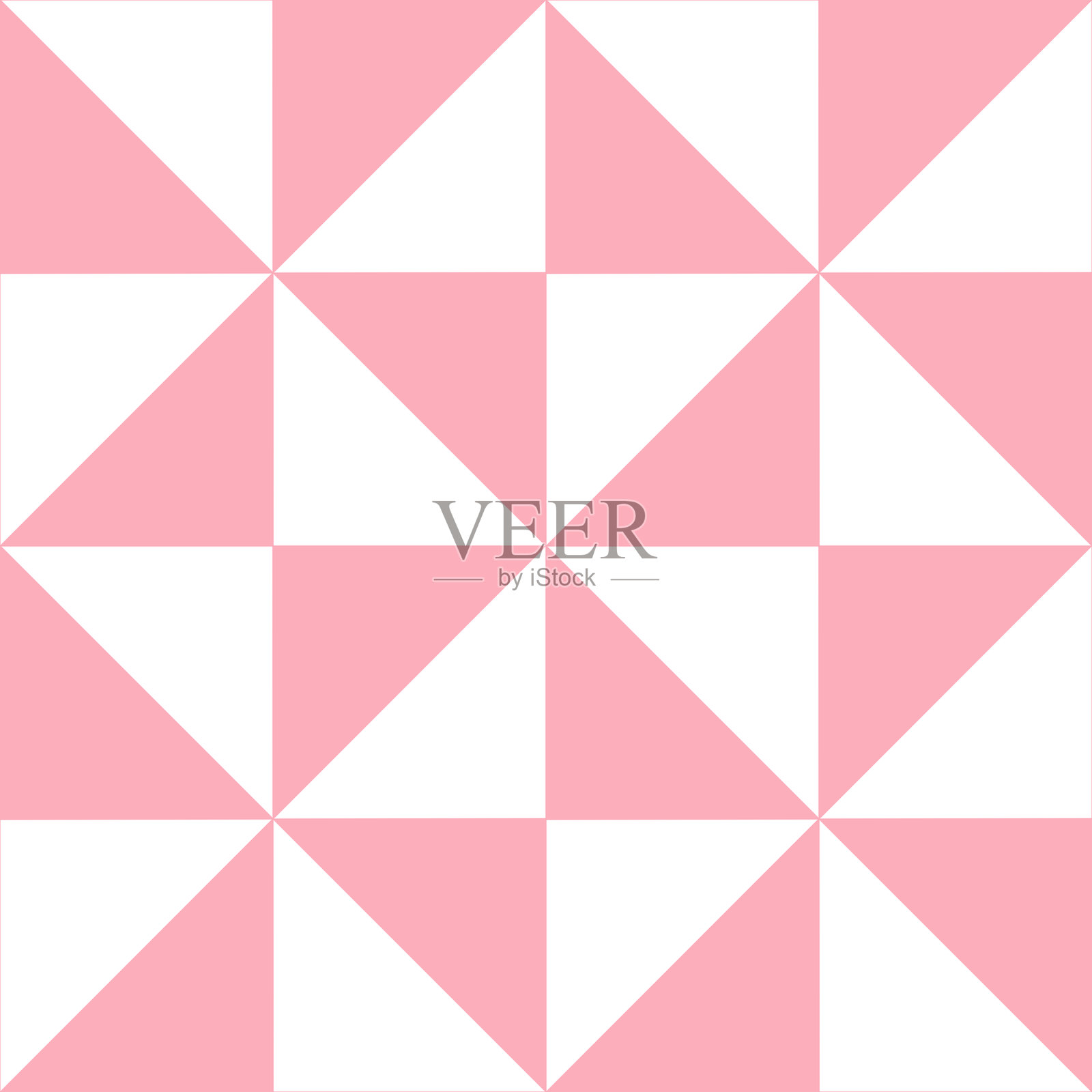 背景图像旋转三角形在一个圆圈，风车，粉红色和白色。插画图片素材