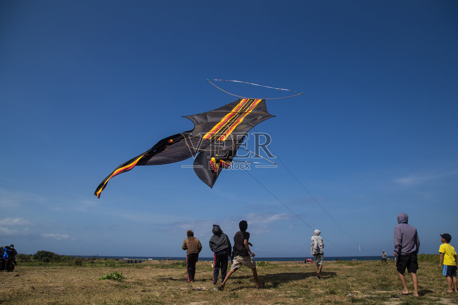 巨大的巴厘岛风筝照片摄影图片