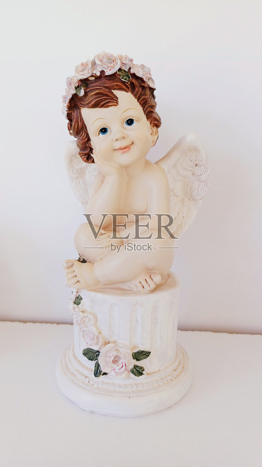 装饰瓷天使雕像照片摄影图片