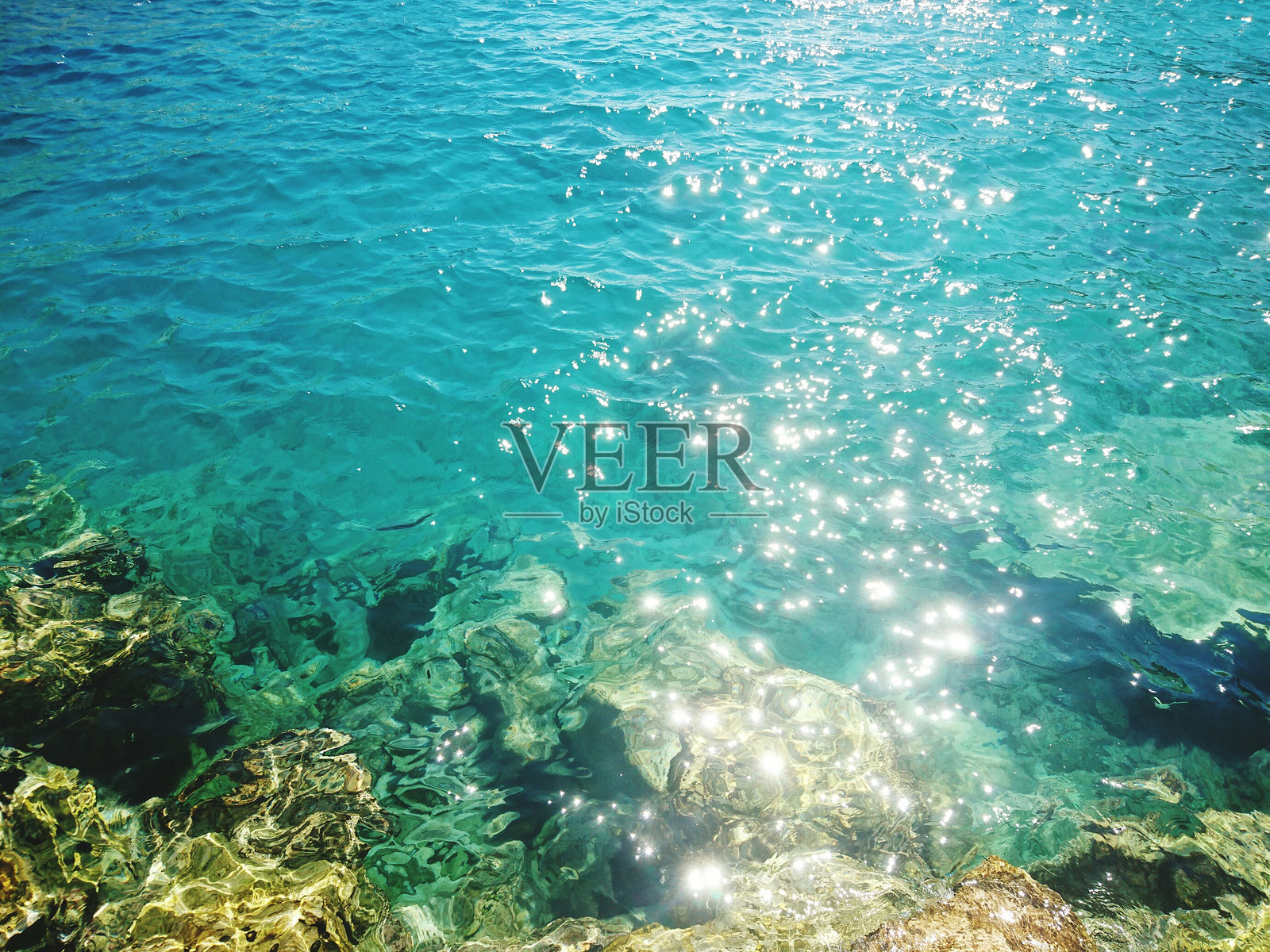 高角度海景照片摄影图片