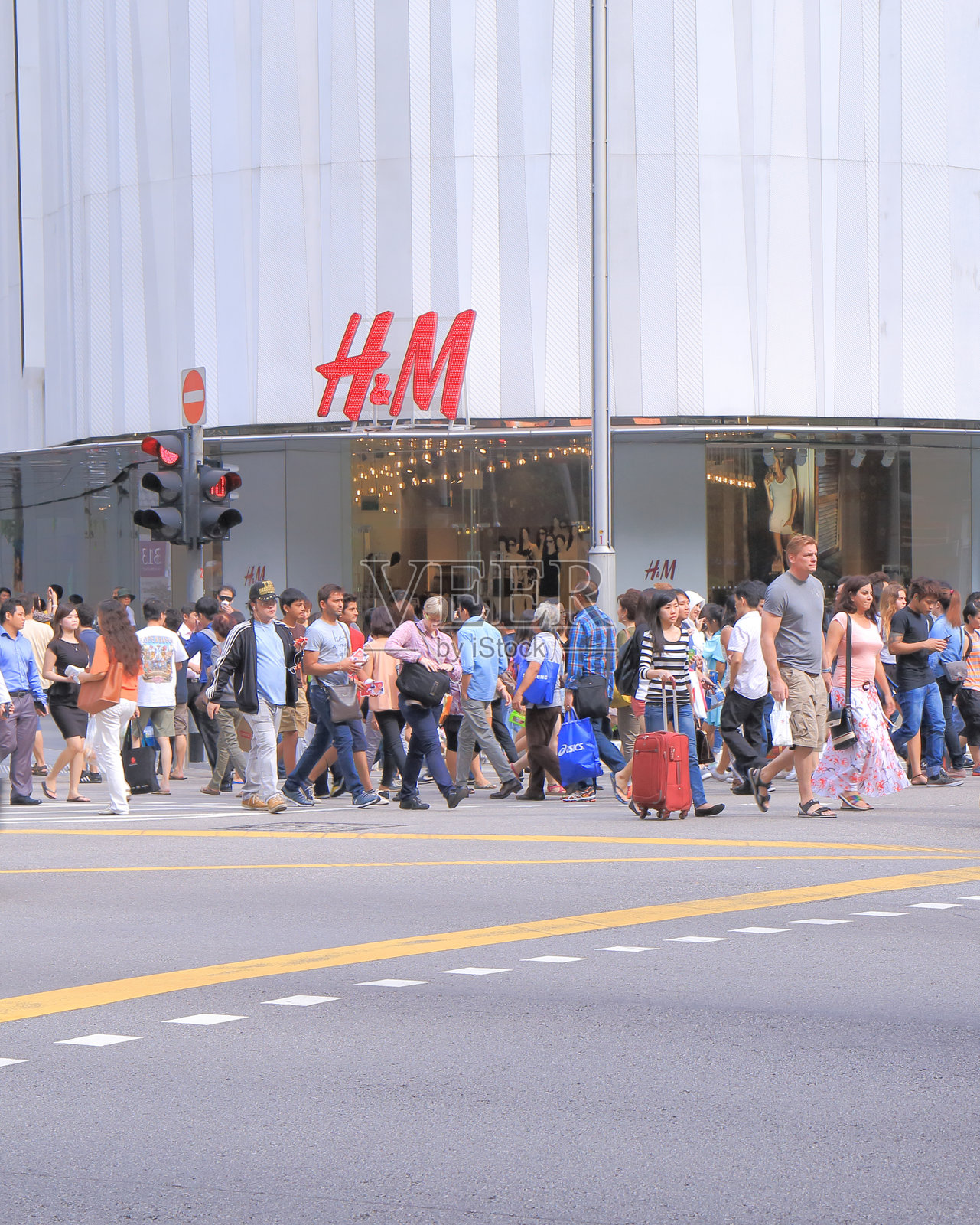 新加坡乌节路照片摄影图片