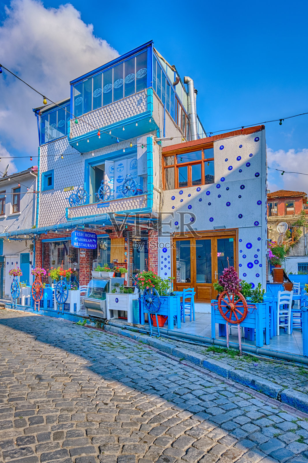 伊斯坦布尔的苏丹艾哈迈德区照片摄影图片