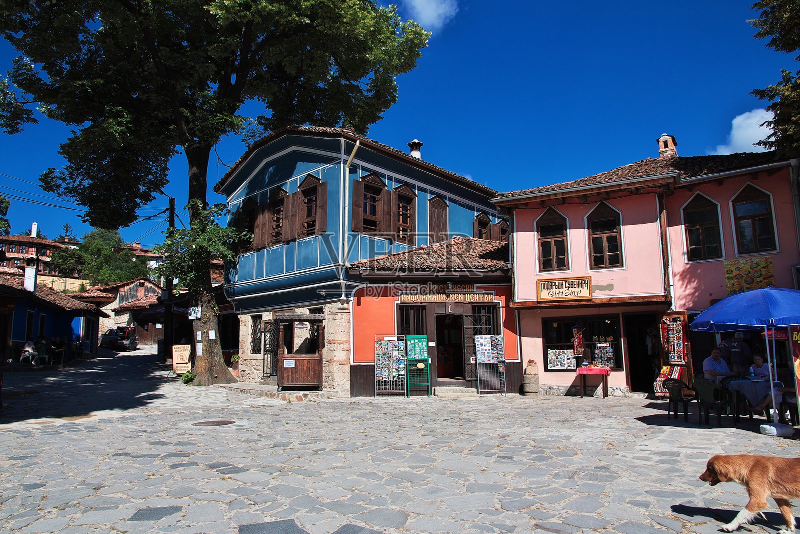 保加利亚Koprivshtitsa的老房子照片摄影图片