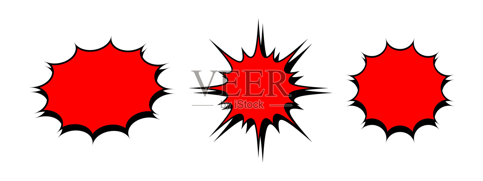 销售不干胶红星形状，销售标签图标，标签价格，标签星号简单为备注文字插画图片素材