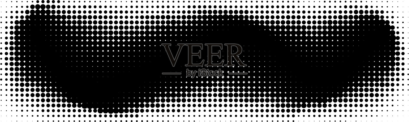 半色调模式。半色调圆点背景插画图片素材