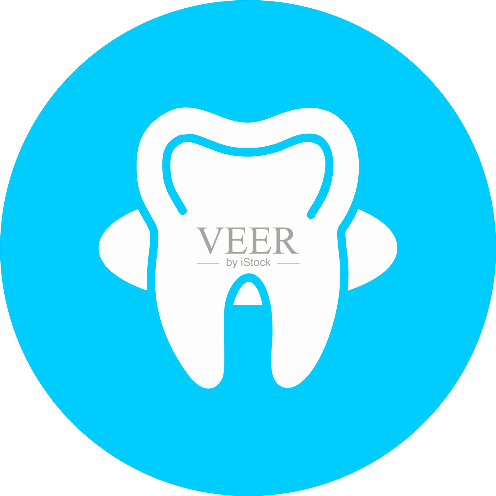 齿形圆图标插画图片素材