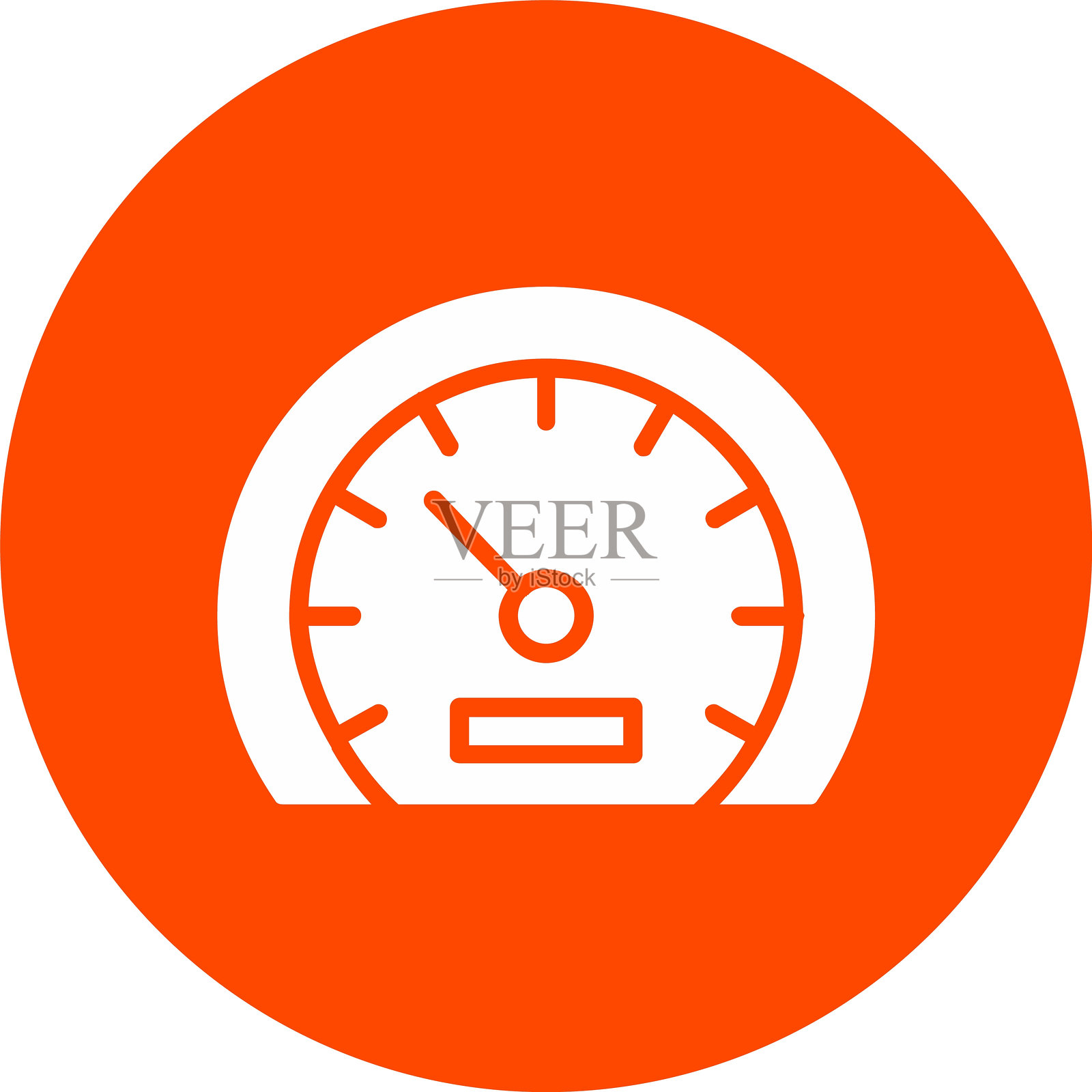 速度计字形圆形图标插画图片素材