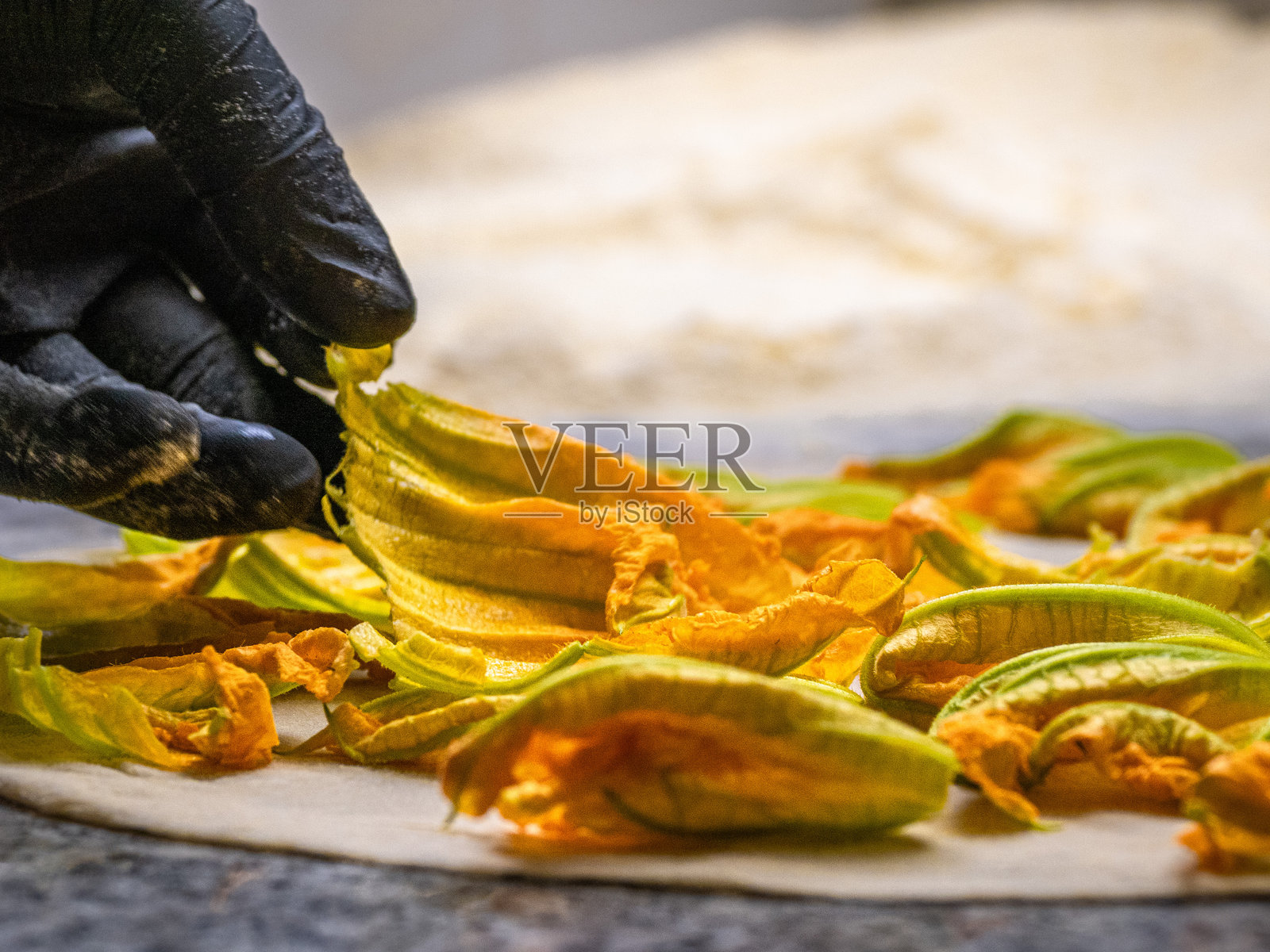 披萨的准备照片摄影图片