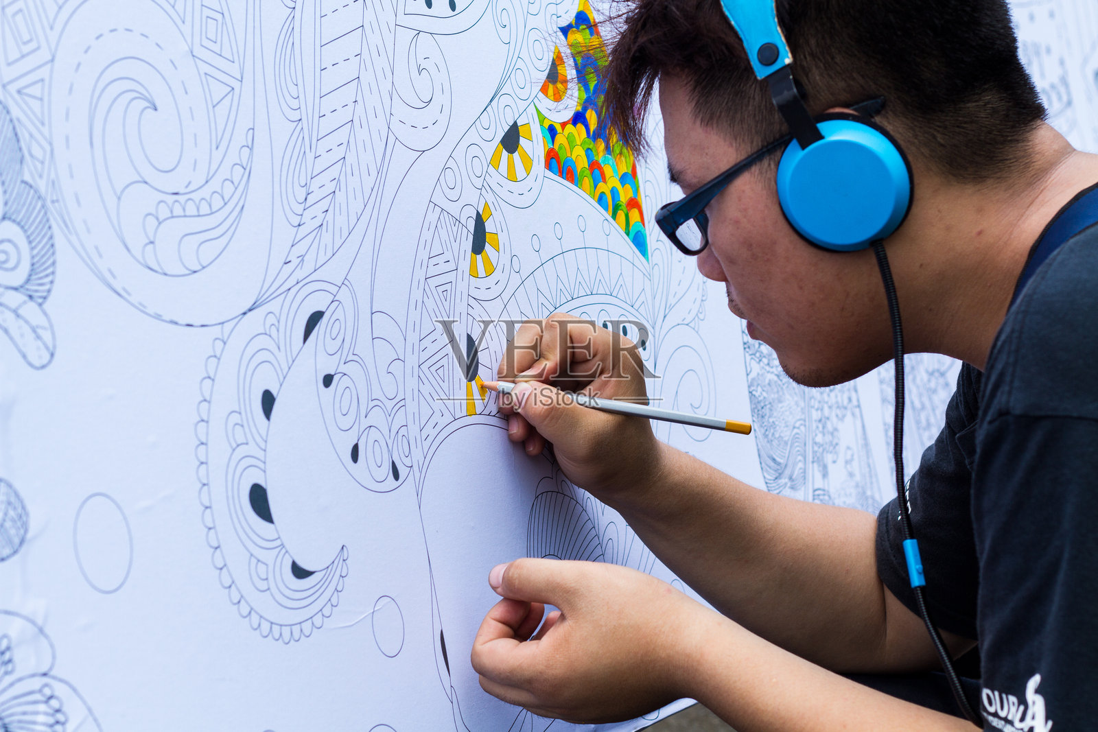 青年艺术家照片摄影图片