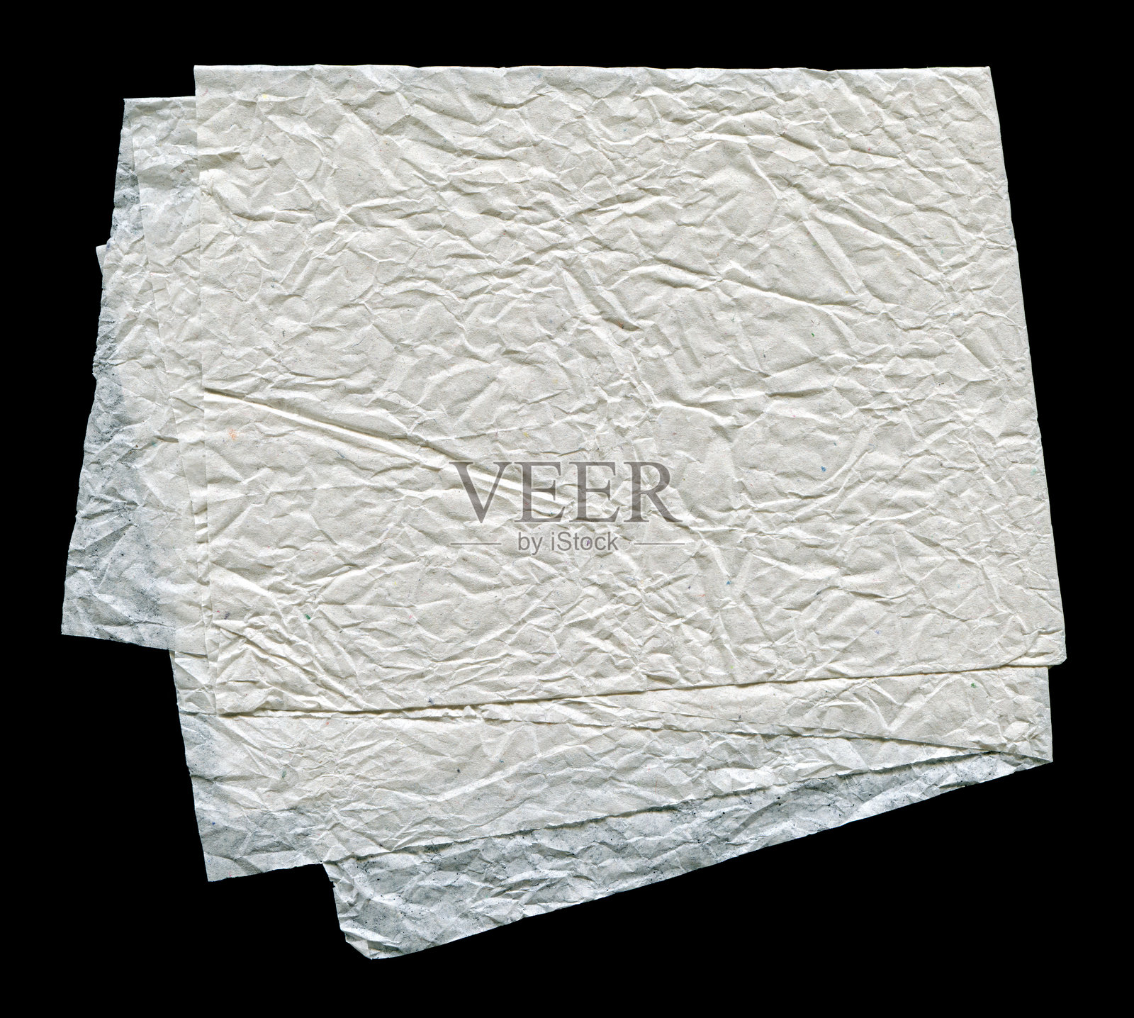 皱纸纹理背景孤立在白色照片摄影图片