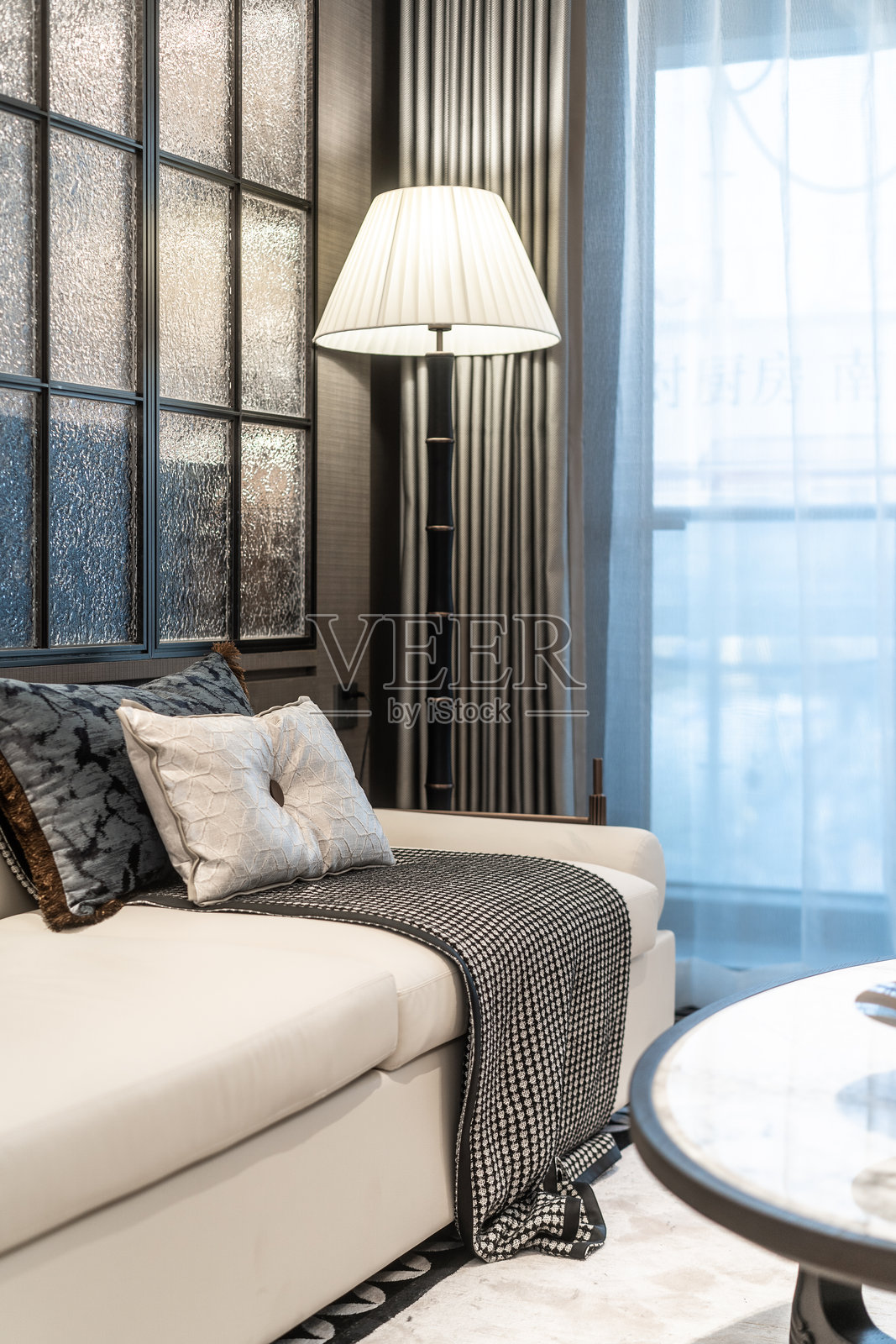 现代简洁客厅照片摄影图片